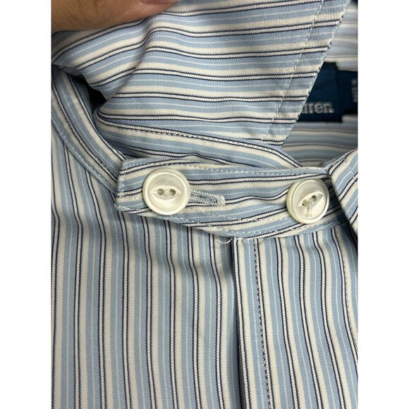 POLO by Ralph Lauren LS Button-Up Shirt Men's Large Striped Classic - Picture 4 of 11